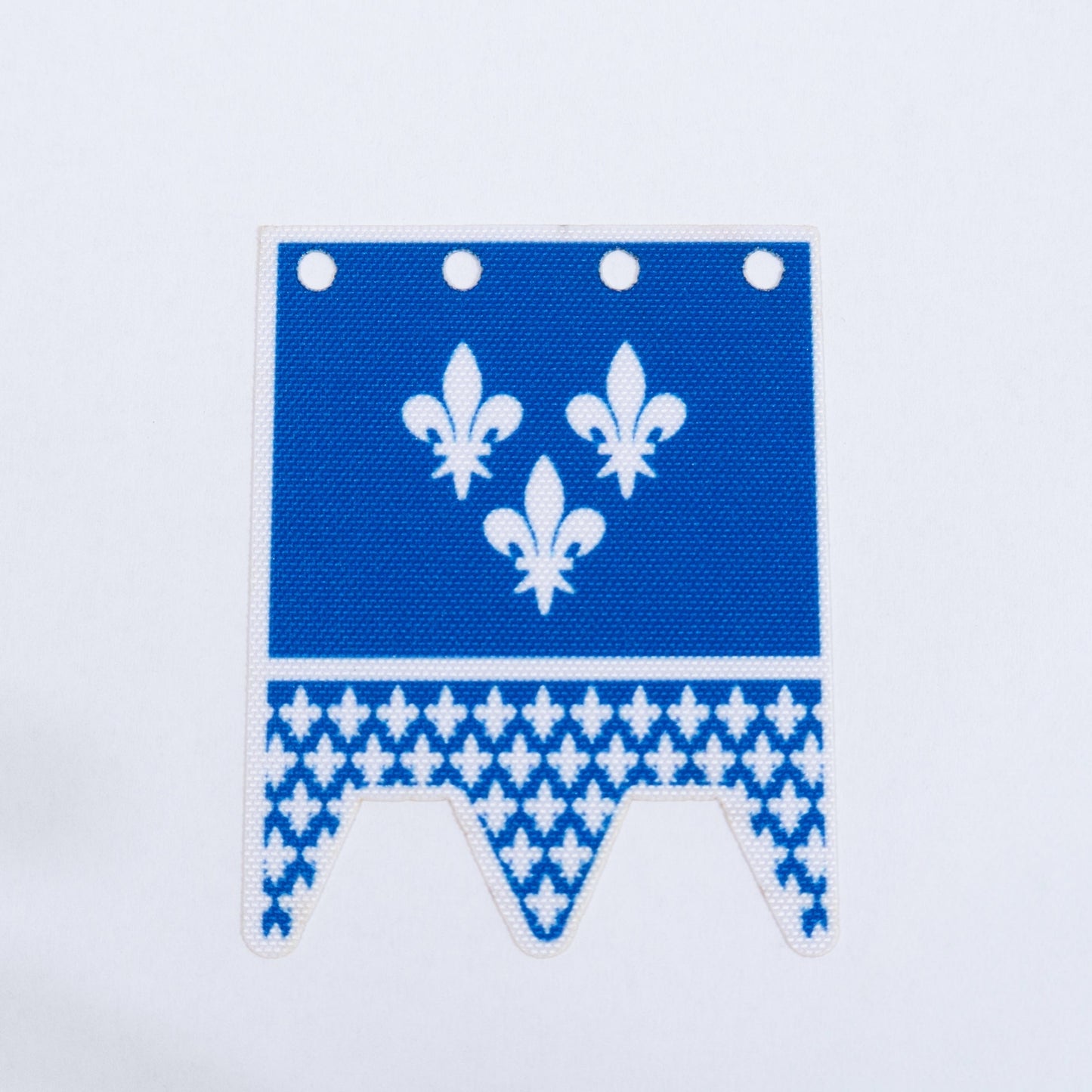 Silver Lilies Custom Banner - Large 5 cm x 6,4 cm