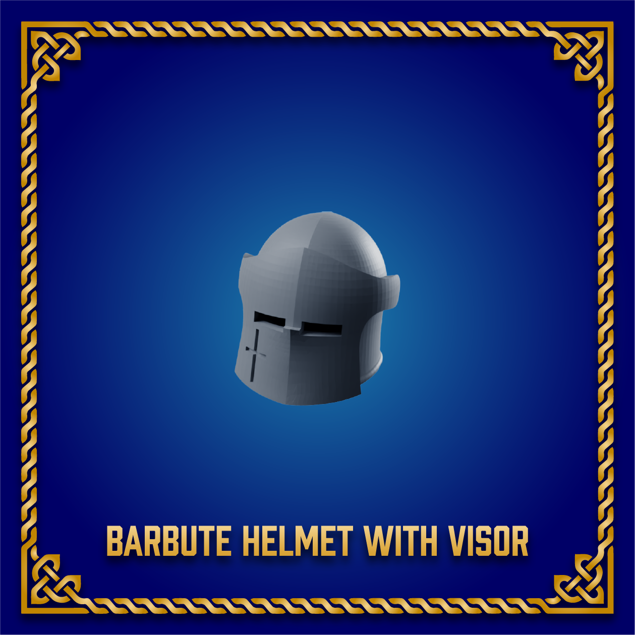 Barbute Helmet with Visor